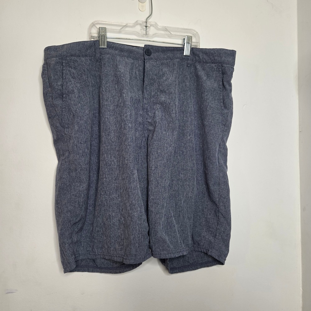 Reef Mens Hybrid Walk‎ Shorts Heather Blue Size 36 Quick Dry Casual Surf Beach